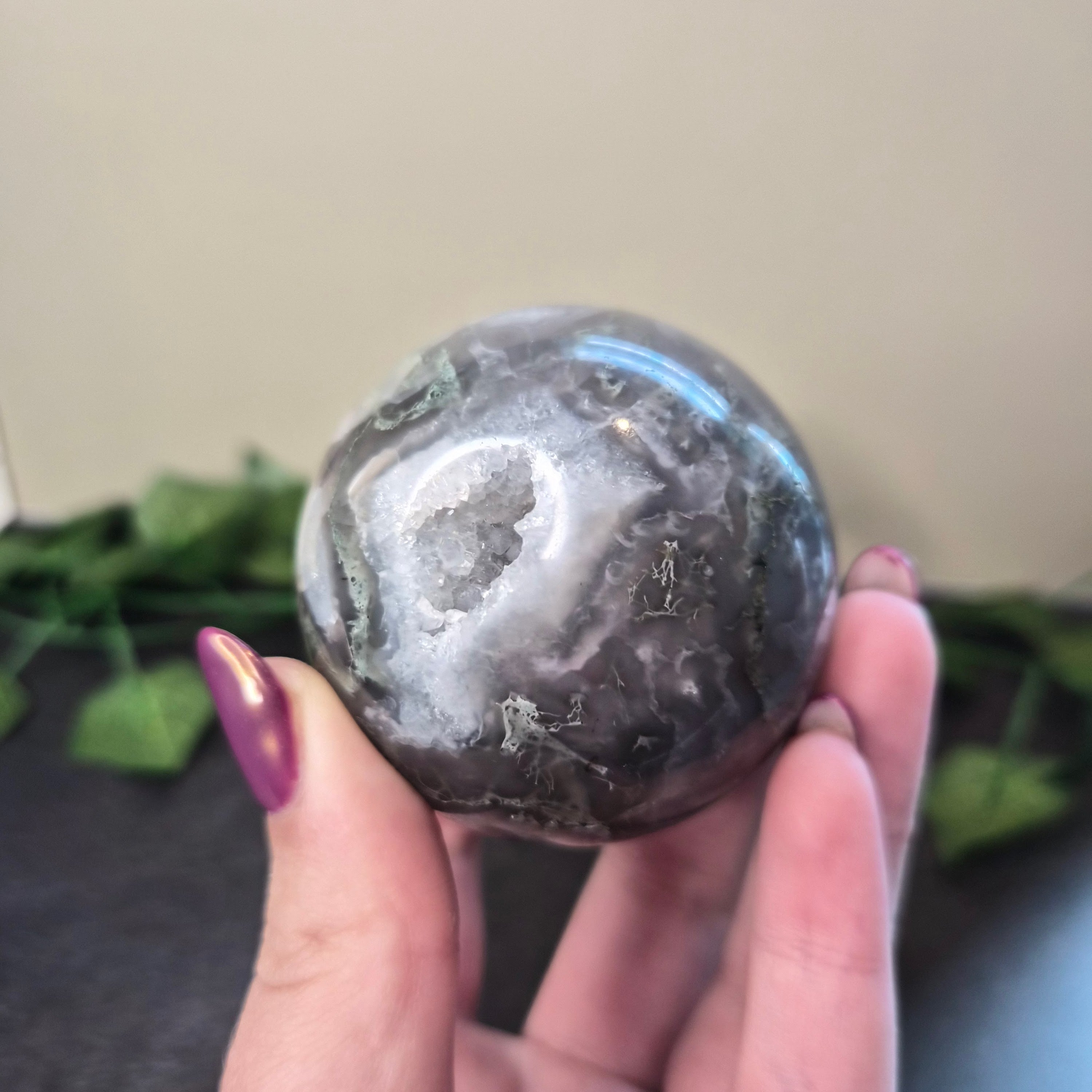 Moss Agate Sphere