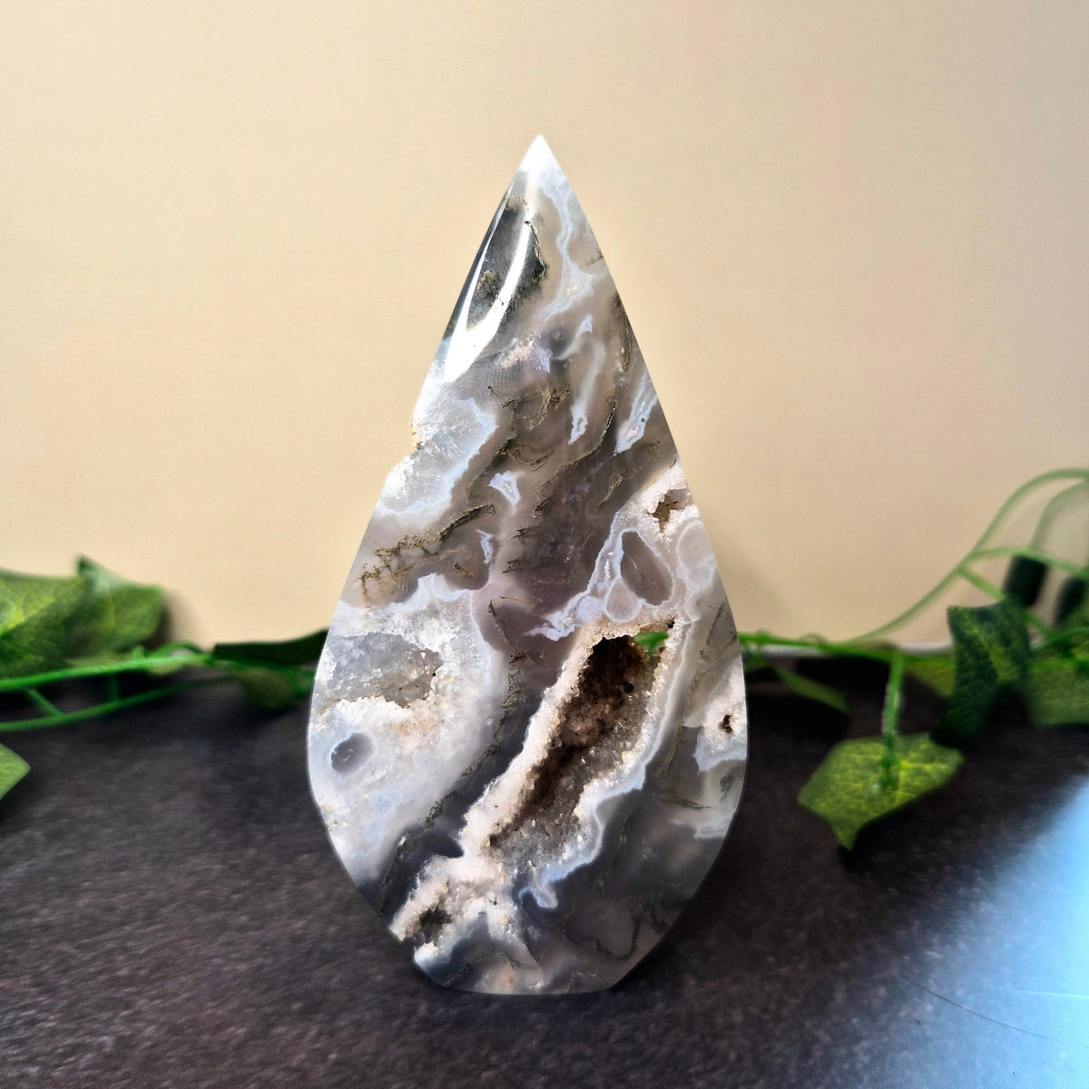 Moss Agate Drops