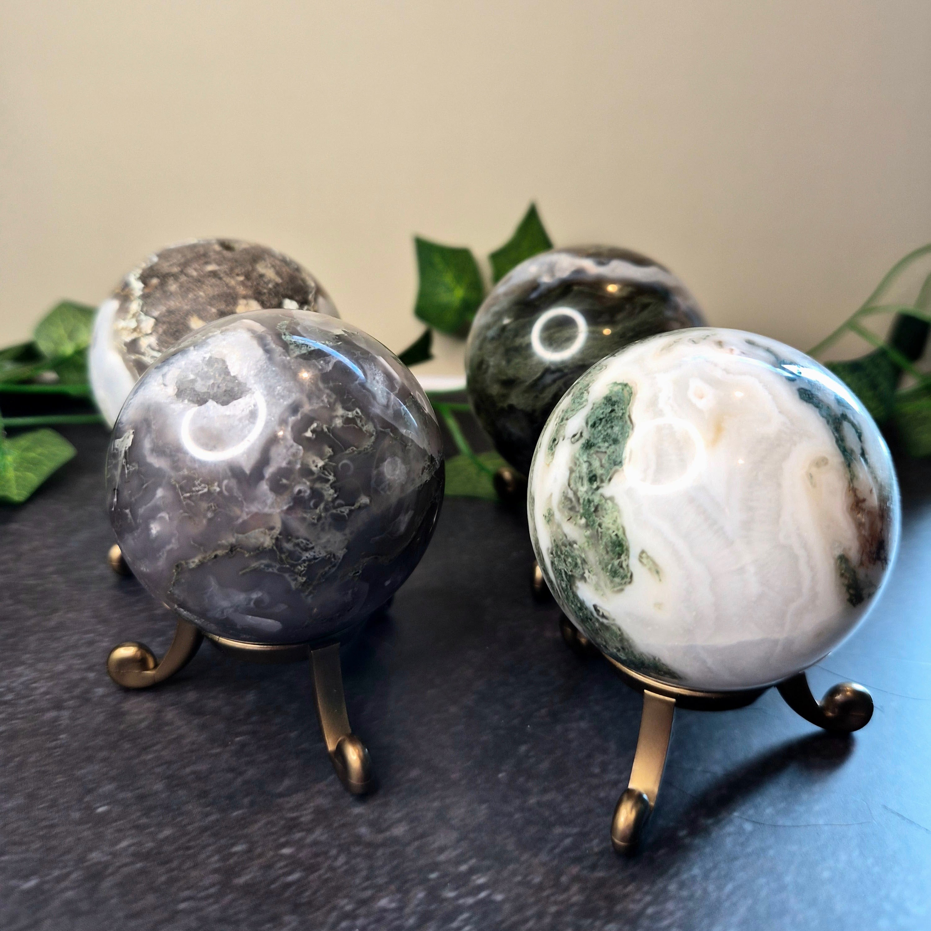 Moss Agate Sphere