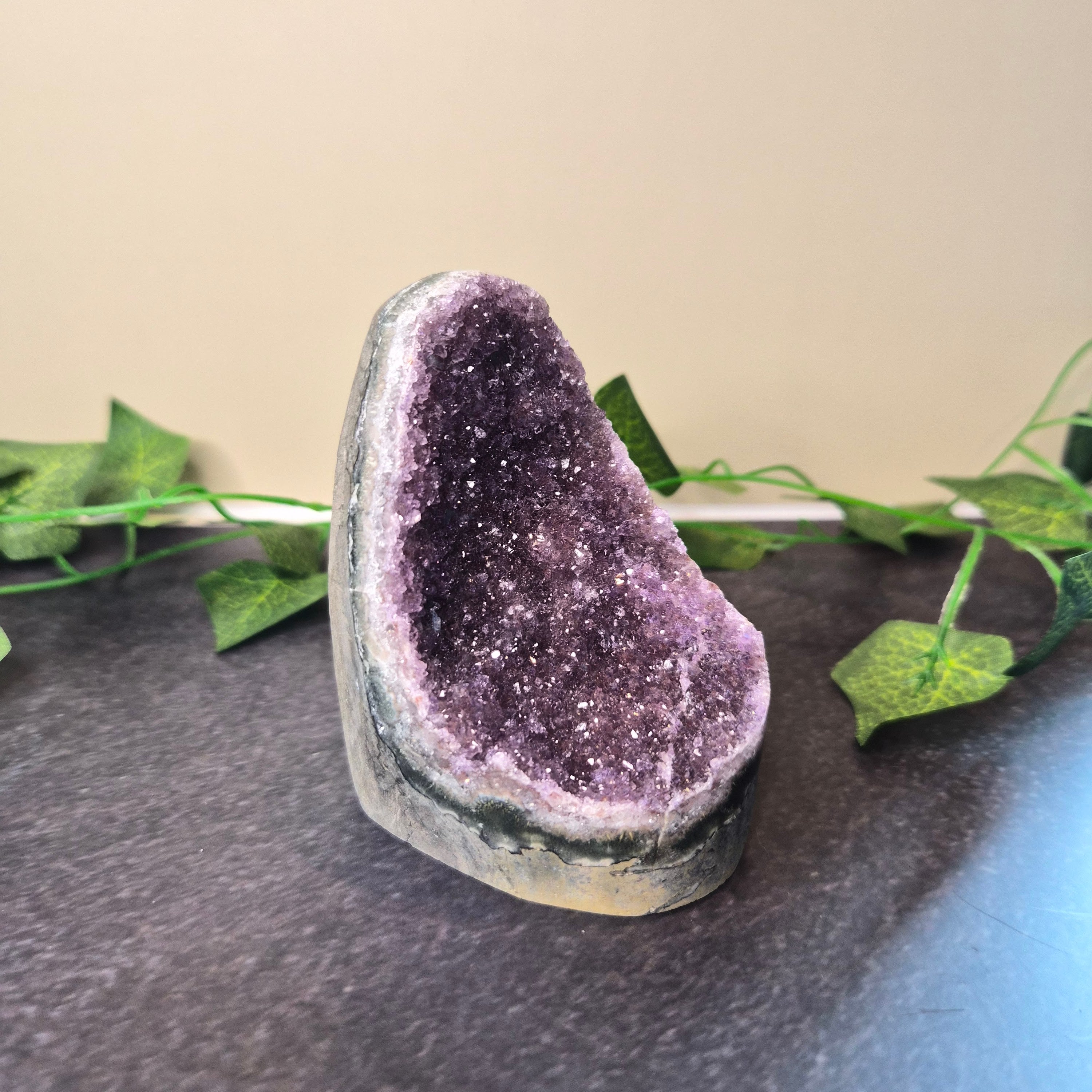 Rainbow Amethyst Cut Base