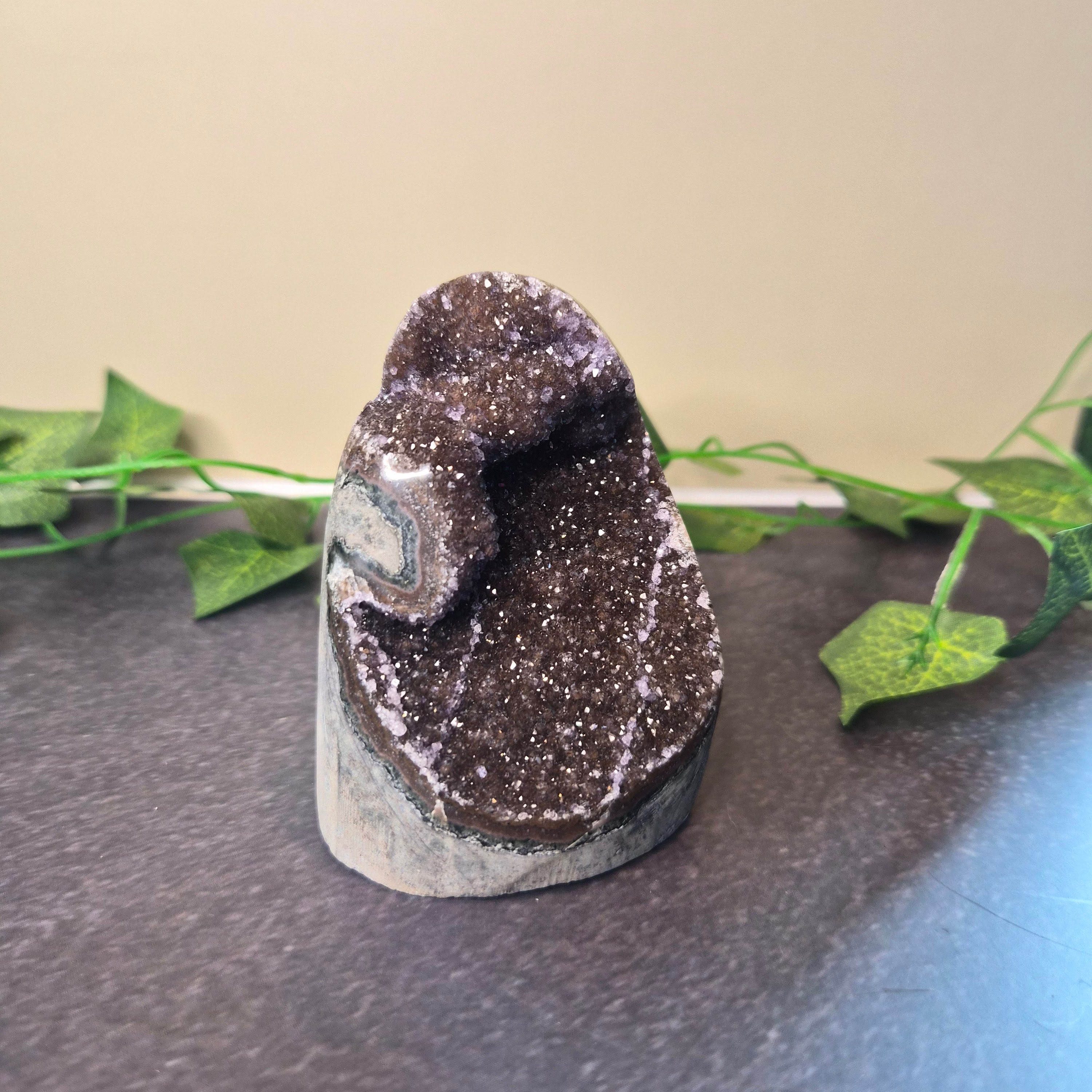 Rainbow Amethyst Cut Base