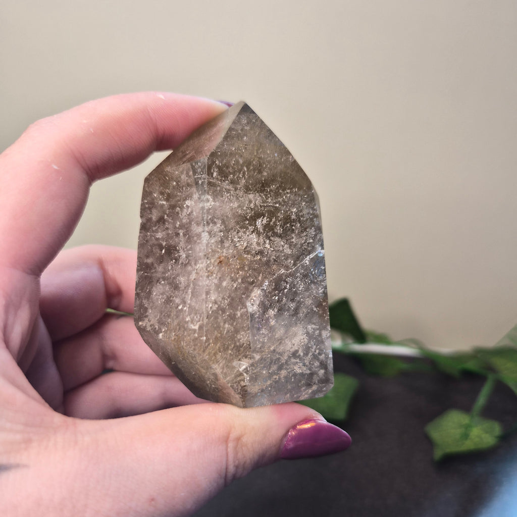 Green Rutilated Quartz Points