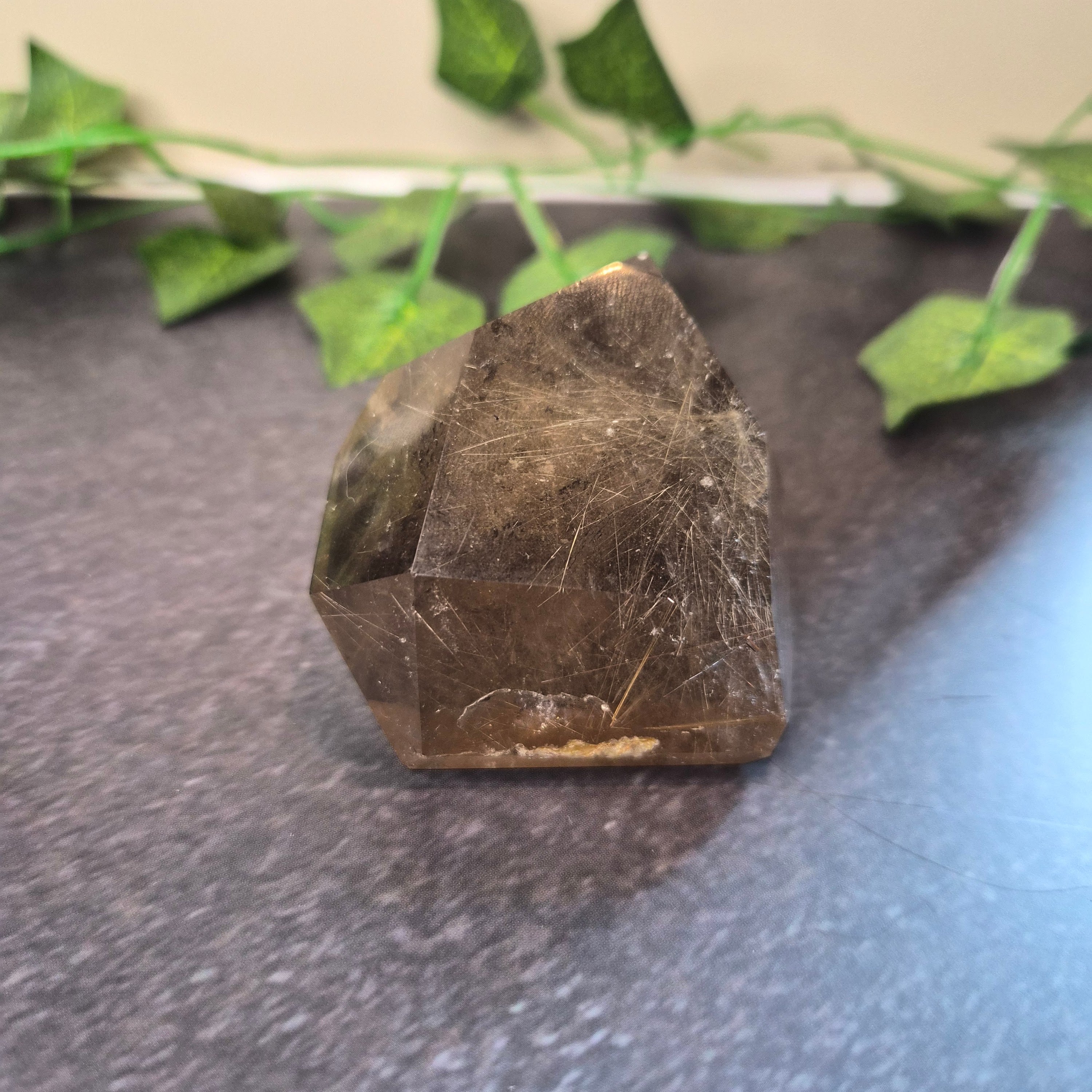 Green Rutilated Quartz Points