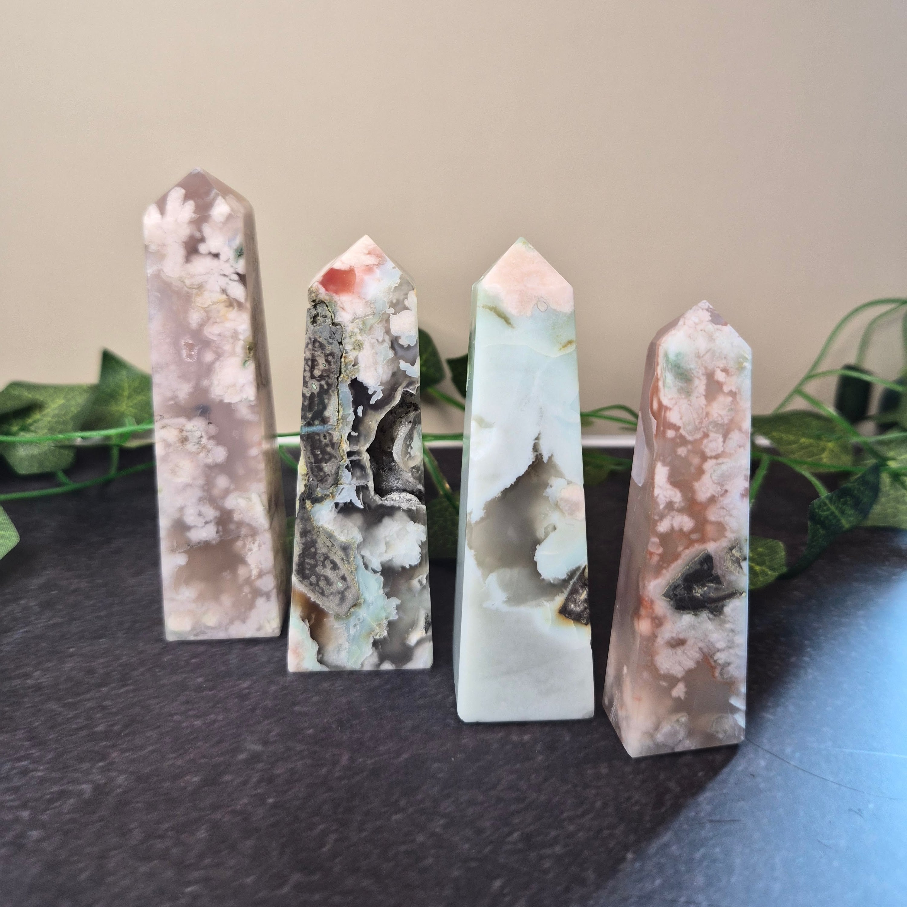 Flower Blossom Agate Towers