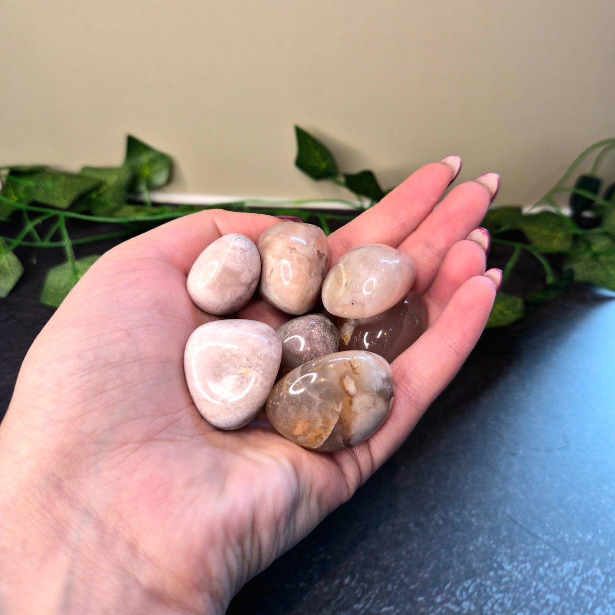 Flower Agate Tumble (large)