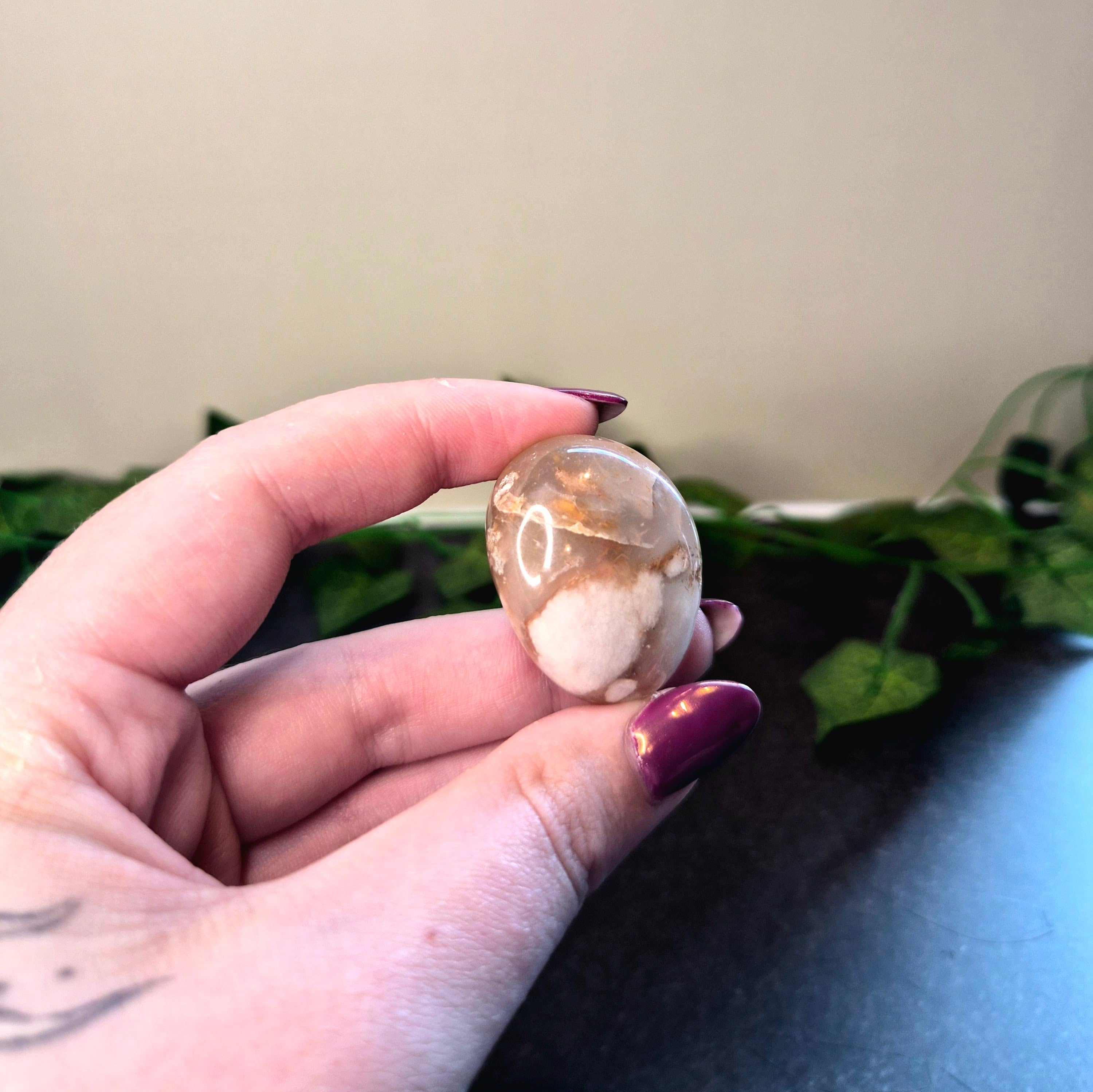 Flower Agate Tumble (large)