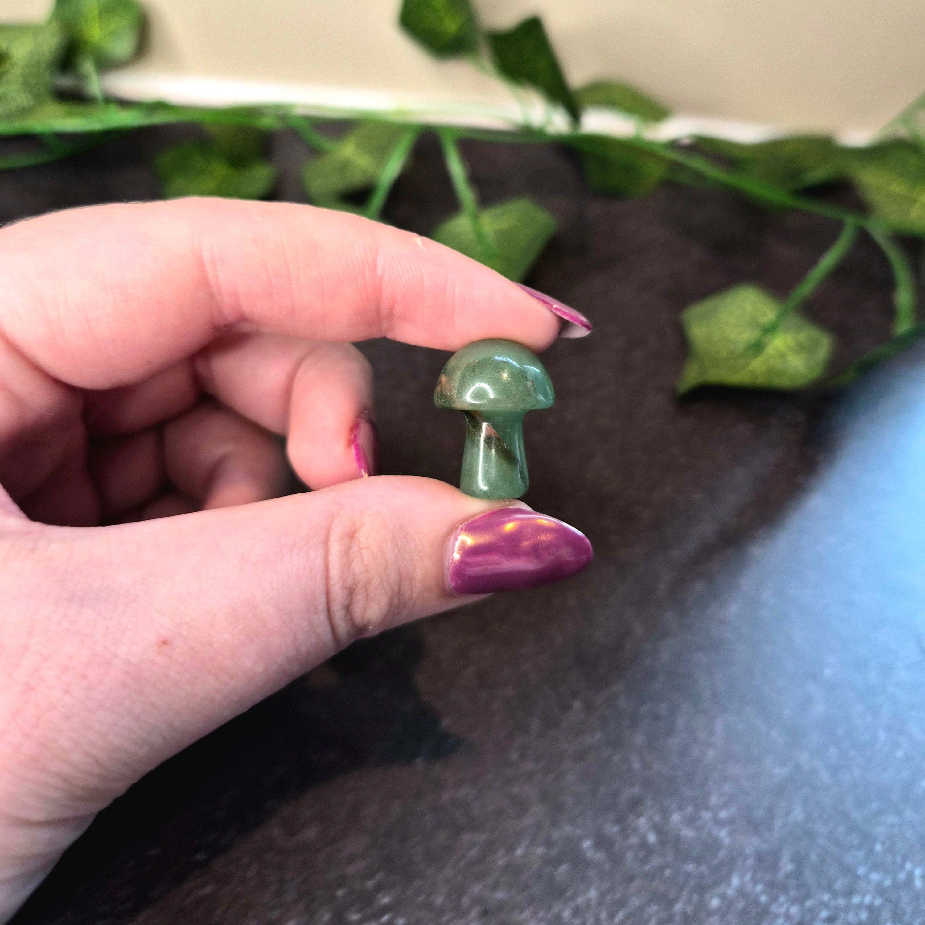 Green Aventurine Mini Mushroom