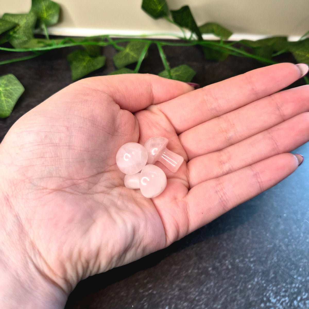 Rose Quartz Mini Mushroom