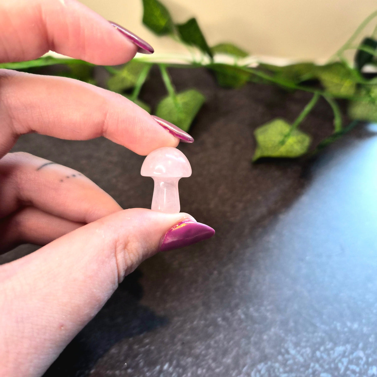 Rose Quartz Mini Mushroom