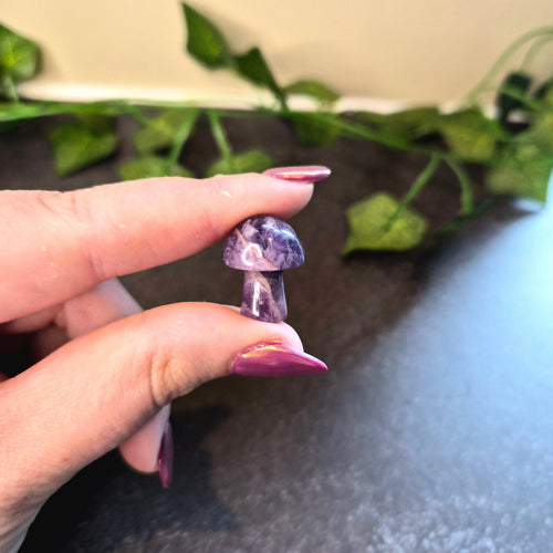 Amethyst Mini Mushroom