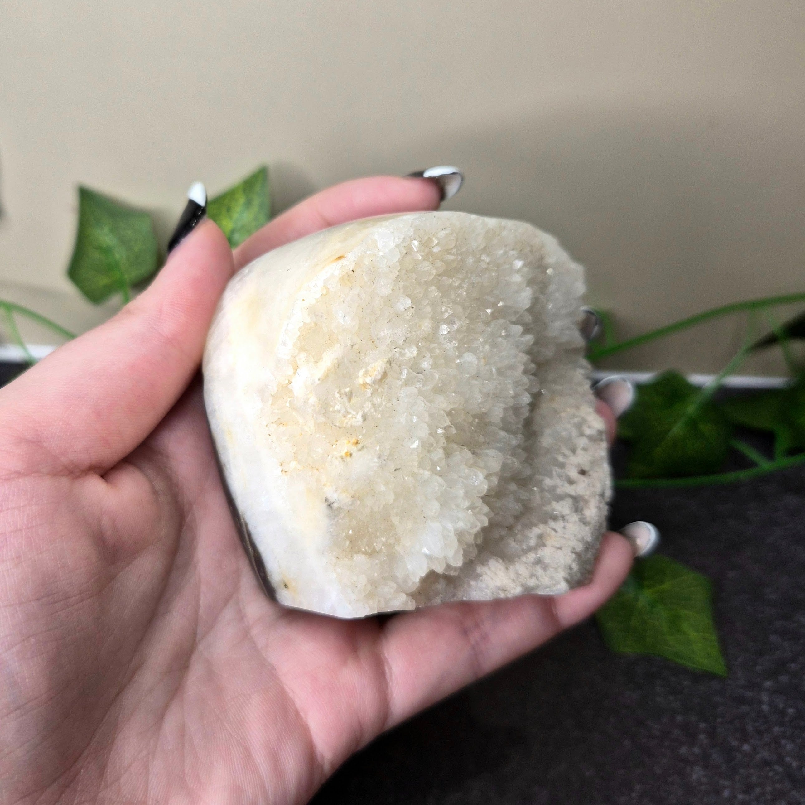 Druzy Agate Cut Base