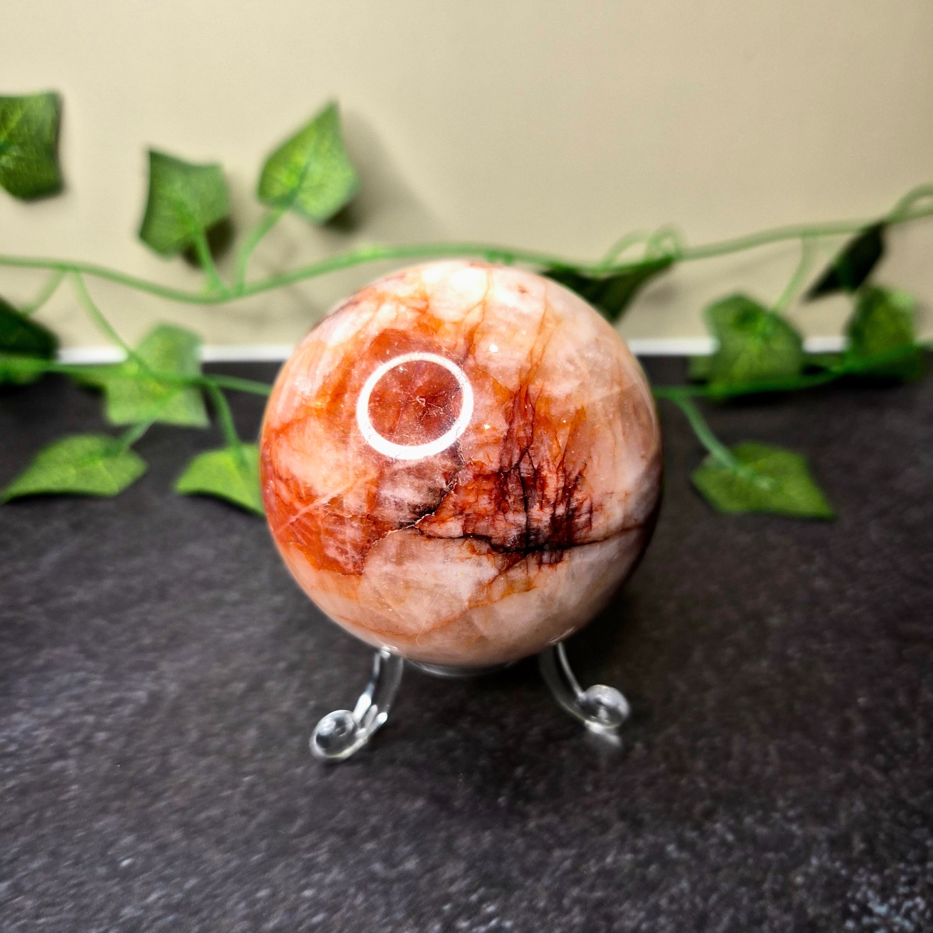 Fire Quartz Sphere