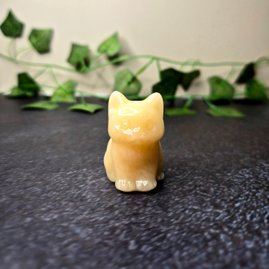 Yellow Calcite Cat