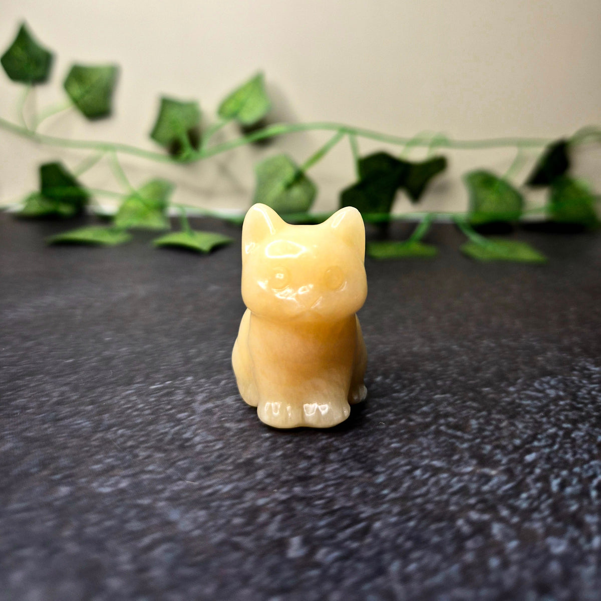 Yellow Calcite Cat