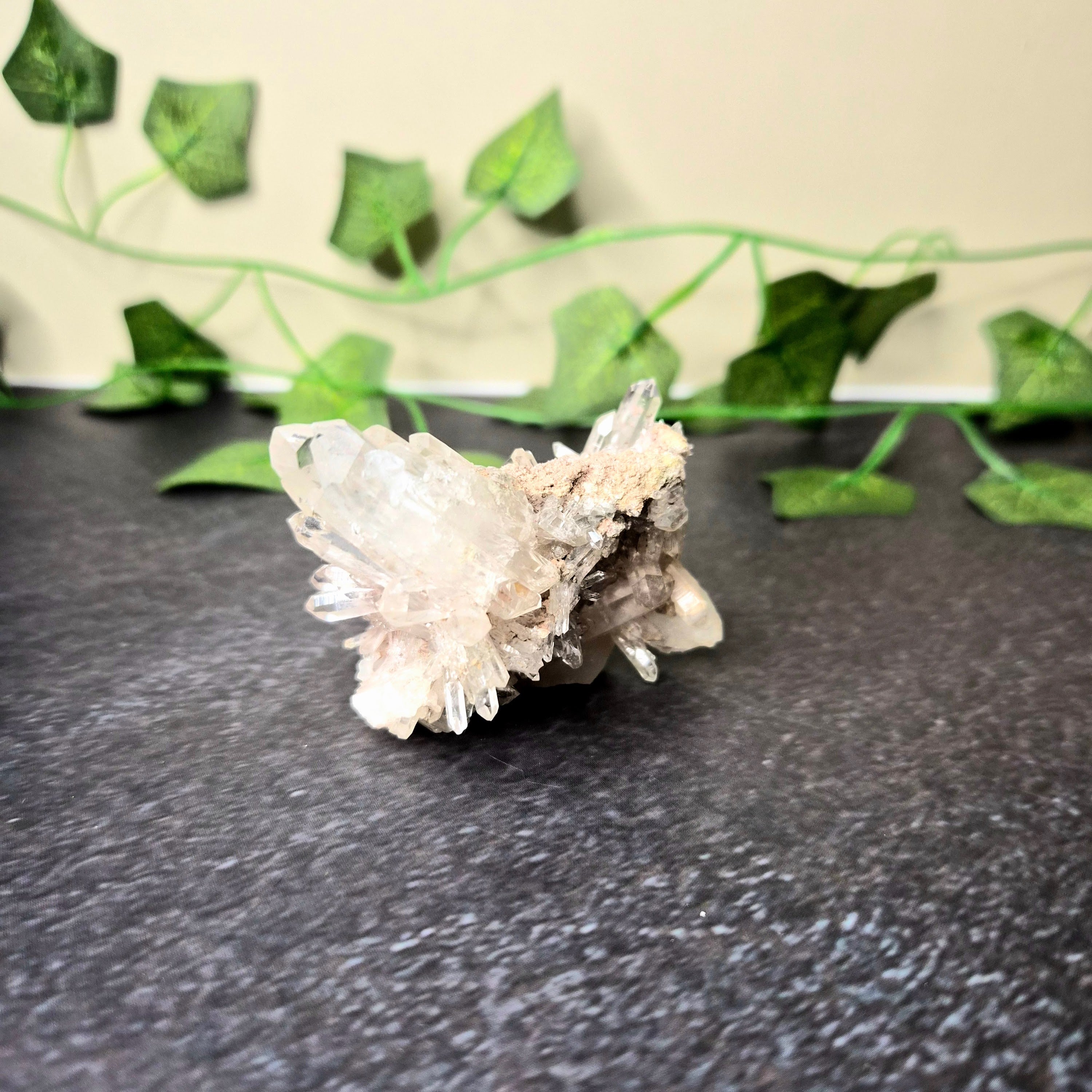 Pink Lemurian Quartz Cluster