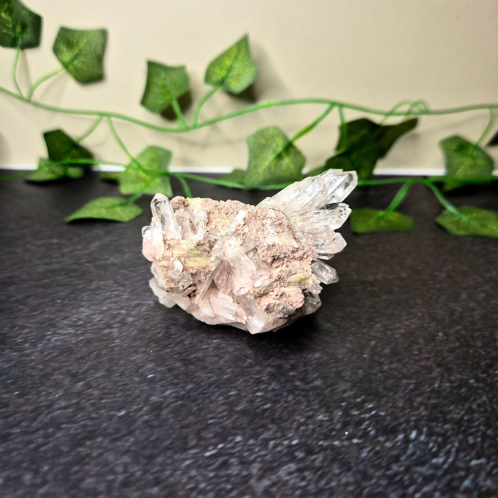 Pink Lemurian Quartz Cluster