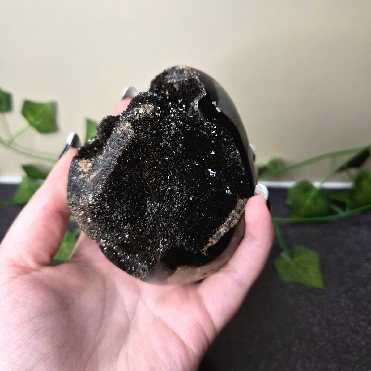 Druzy Septarian Egg