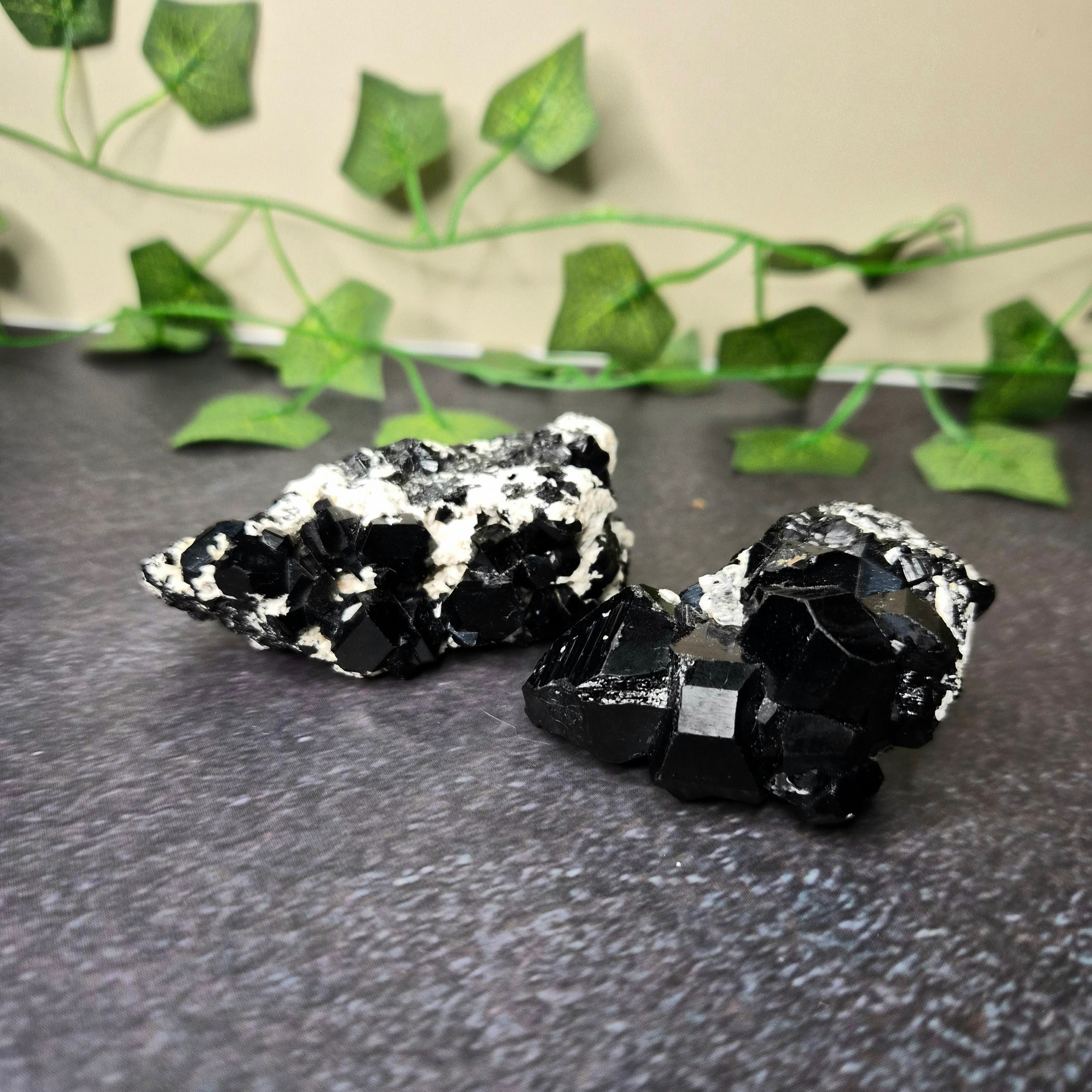 Black Tourmaline Cluster
